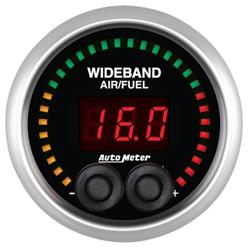 Gauge, Elite Series, Air/Fuel Ratio, Wideband, Lean/Rich, 2 1/16 in., Digital, Electrical, Each