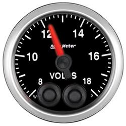 Gauge, Elite Series, Voltmeter, 8-18 V, 2 1/16 in., Analog, Electrical, Each