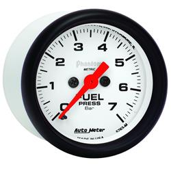 Gauge, Phantom, Fuel Pressure, 0-7 Bar, 2 1/16 in., Analog, Electrical, Each
