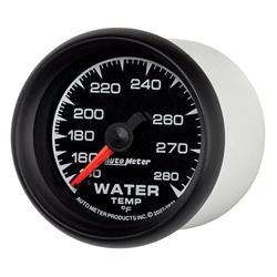 Gauge, ES, Water Temperature, Full Sweep, 140-280 Degrees F, 2 1/16 in., Analog, Mechanical, Each
