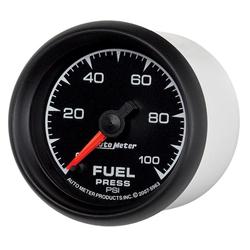 Gauge, ES, Fuel Pressure, Full Sweep, 0-100 psi, 2 1/16 in., Analog, Mechanical, Each