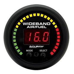 Gauge, ES, Air/Fuel Ratio, 0-5 V Wideband, Lean/Rich, 2 1/16 in., Digital, Electrical, Each