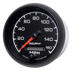 Speedometer, ES, 0-160 mph, 3 3/8 in., Analog, Electrical, Each
