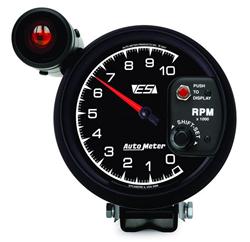 Tachometer, ES, 0-10,000 rpm, 5 in., Analog, Electrical, Each