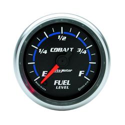 Gauge, Cobalt, Fuel Level, Programmable, Empty/Full, 2 1/16 in., Analog, Electrical, Each
