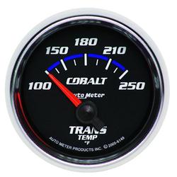 Gauge, Cobalt, Transmission Temperature, 100-250 Degrees F, 2 1/16 in., Analog, Electrical, Each