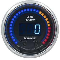 Gauge, Cobalt Digital, Temperature, 0-300 degrees F Dual, 2 1/16 in. Diameter, Black Face, Each