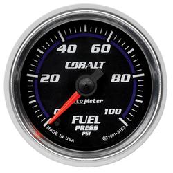 Gauge, Cobalt, Fuel Pressure, 0-100 psi, 2 1/16 in., Analog, Electrical, Each