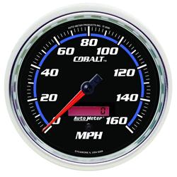 Speedometer; Cobalt; Programmable Speedometer; 5 in.; 160 MPH; In-Dash; Resettable Trip Odometer; Works w/Most