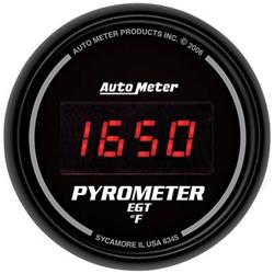 Gauge, Sport Comp, Pyrometer, 0-2,000 Degrees F, 2 1/16 in., Digital, Electrical, Each