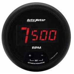 Tachometer, Sport-Comp, 0-10,000 rpm, 3 3/8 in., Digital, Electrical, Each