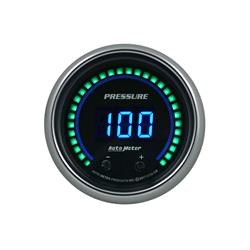Gauge, Cobalt Digital, Elite Series, Pressure, 0-1,600 psi, 2 1/16 in. Diameter, Black Face, Each