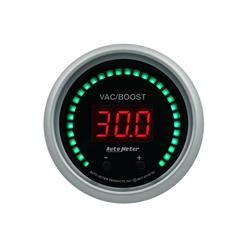 Gauge, Sport-Comp Digital, Elite Series, Vacuum, 0-1,600 psi, 2 1/16 in. Diameter, Black Face, Each