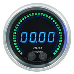 Gauge, Cobalt Digital, Elite Series, Tachometer, 0-16,000 rpm, 3 3/8 in. Diameter, Black Face, Each