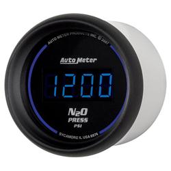 Gauge, Cobalt, Digital, Nitrous Pressure, 0-2000 psi, 2 1/16 in. Diameter, Electrical, Blue, Each
