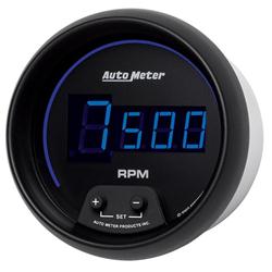 Tachometer, Cobalt, 0-9,900 rpm, 3 3/8 in., Digital, Electrical, Each