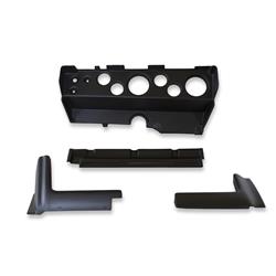 Gauge Kit, Direct Fit Dash Kit, Analog, Black Face, White Numbers, White Pointer, Dodge, Plymouth, Kit