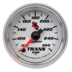 Gauge, C2, Transmission Temperature, 100-260 Degrees F, 2 1/16 in., Analog, Electrical, Each