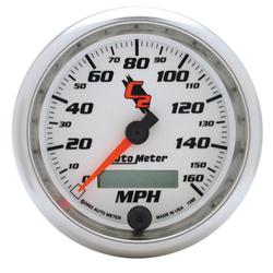 Speedometer, C2 In-Dash, 3 3/8 in., 0-160 mph, Digital, Electric, Each