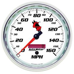 Speedometer, C2 In-Dash, 5 in., 0-160 mph, Digital, Electric, Each