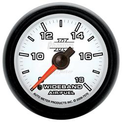 Air/Fuel Ratio Gauge; Phantom II; Wideband Air Fuel Ratio Kit; 2 1/16 in.; Includes Bosch O2 Sensor; Analog;