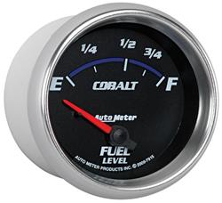 Gauge, Cobalt, Fuel Level, Empty-Full, 73-10 Ohms, 2 5/8 in., Analog, Electrical, Each