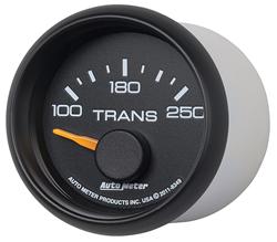 Gauge, Factory Match, Analog, Transmission Temperature, 100-250 degrees F, 2 1/16 in., Black Face, Each