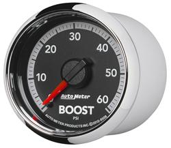 Gauge, Boost, 0-60 psi., 2 1/16 in., Factory Style, Mechanical, Each