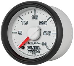 Fuel Pressure Gauge; Factory Match; Fuel Pressure Gauge; 2 1/16 in.; 0 - 30 psi; Incl. 1/8 in. NPT Sender/8 ft