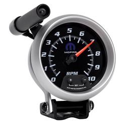 Tachometer, Mopar, 0-10,000 rpm, 3 3/4 in., Analog, Electrical, Each
