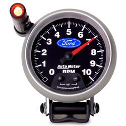 GAUGE, TACHOMETER, 3 3/4", 10K RPM, PEDESTAL W/ EXT. QUICK-LITE, FORD