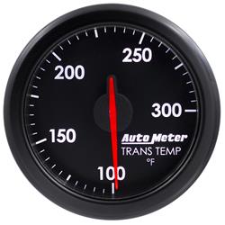 Gauge, AirDrive, Oil Temperature, 100-300 Degrees F, 2 1/16 in., Black, Analog, Each