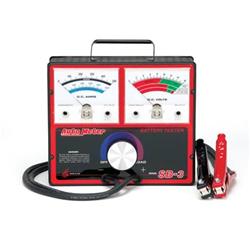Battery Tester, SB-3, Portable, Dual Analog Meter, 8-16 Volt, 0-500 Amp, Variable Load Carbon Pile