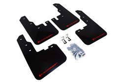 Rally Armor 2016-2017 Toyota Rav4 UR Black Mud Flap w/ Red Logo SET