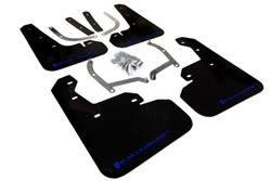 Rally Armor 2017+ Subaru Impreza UR Black Mud Flap w/ Blue Logo SET