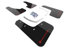 Rally Armor 17-18 Subaru Ascent UR Black Mud Flap w/ Red Logo SET