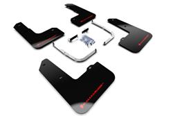 Rally Armor 2019+ Hyundai Elantra N Line UR Black Mud Flap w/ Red Logo SET