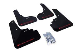 Rally Armor 2005-2009 Legacy GT and Outback UR Black Mud Flap w/ Red Logo SET