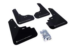 Rally Armor 2005-2009 Legacy GT and Outback UR Black Mud Flap w/ Silver Logo SET