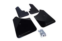 Rally Armor 2003-2008 Subaru Forester UR Black Mud Flap w/ Grey Logo SET