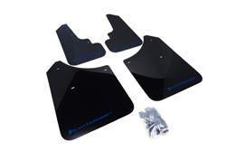 Rally Armor 2003-2008 Subaru Forester UR Black Mud Flap w/ Blue Logo SET