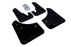 Rally Armor 2004-2009 Mazda3/Speed 3 UR Black Mud Flap w/ Grey Logo SET