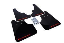 Rally Armor 2009+ Subaru Forester UR Black Mud Flap w/ Red Logo SET