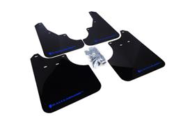 Rally Armor 2009+ Subaru Forester UR Black Mud Flap w/ Blue Logo SET