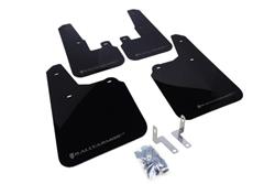 Rally Armor 2010+ Subaru Outback UR Black Mud Flap w/ Grey Logo SET