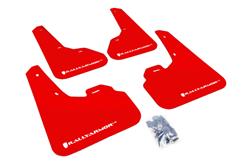 Rally Armor 2010+ Mazda3/Speed3 UR Red Mud Flap w/ White Logo SET