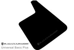 Mud Flaps, Basic, Front/Rear, Plastic, Black, w/Black Logo, Universal, Set of 4