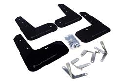 Rally Armor 13+ Subaru BRZ / 13+ Scion FR-S UR Black Mud Flap w/ Grey Logo SET