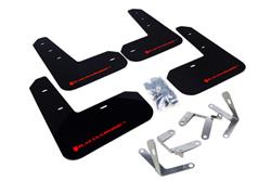 Rally Armor 13+ Subaru BRZ / 13+ Scion FR-S UR Black Mud Flap w/ Red Logo SET