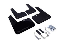 Rally Armor 12-13 Hyundai Veloster UR Black Mud Flap w/ Grey Logo SET